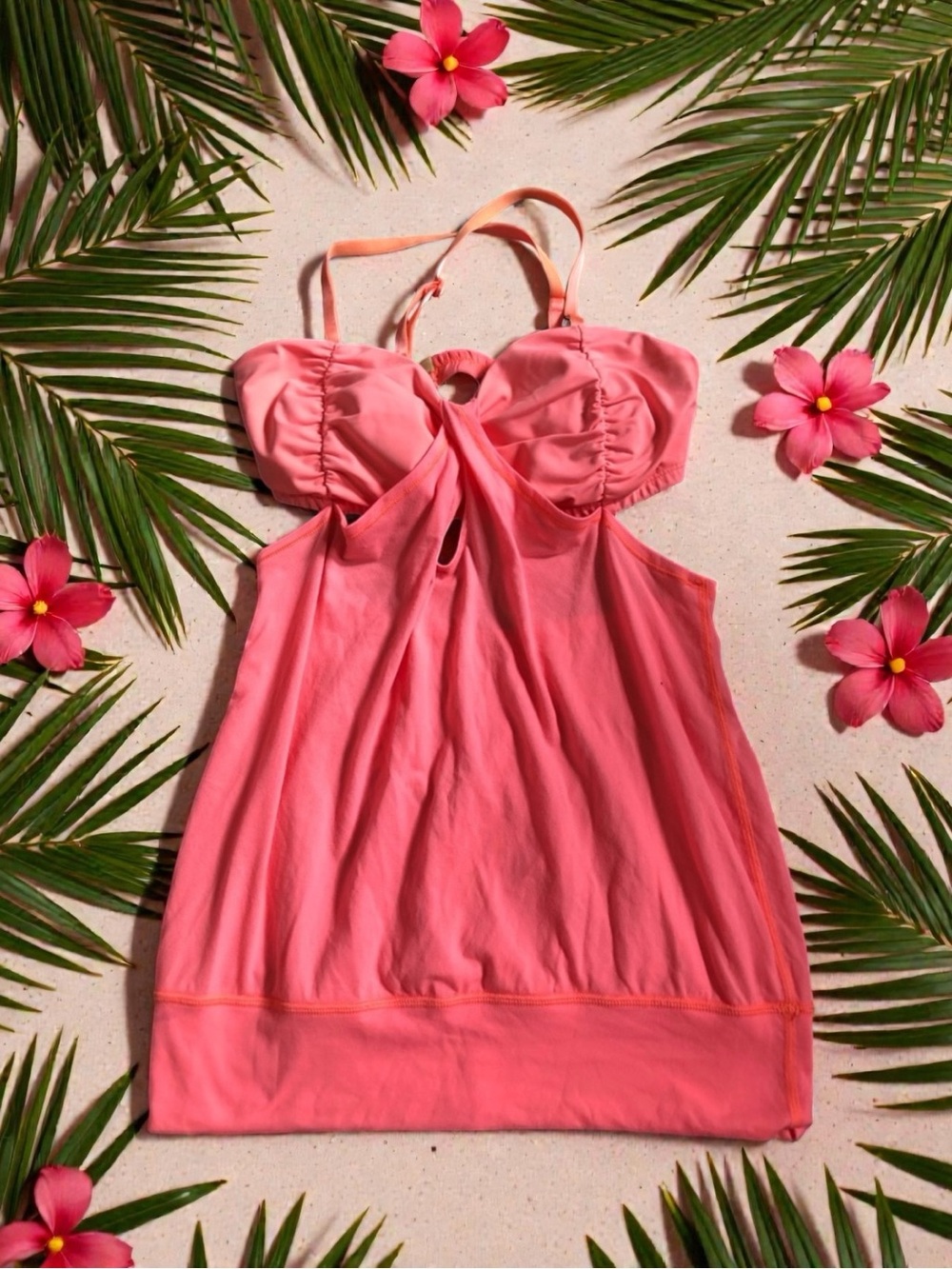 Lululemon Athletica Hot But Not Tank Top, Coral Pink